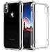 iPhone X Case, iPhone 10 Case, cresawis [Air Cushion] [Shock-Absorption] TPU Bumper Ultra Slim Protective Scratch-resistant Shockproof Case for Apple iPhone X / iPhone 10 - Clear (Clear)