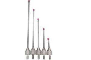 SUXING Dial Digital Indicator Contact Point Depth Gauge Stem Ruby Dia 0.0787" M2.5 (A Set(L10/L20/L30/L40/L50))