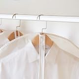 HomeClean Clear Garment Bag 60 x 153 cm Pack of 6 Breathable Dust Cover view 7