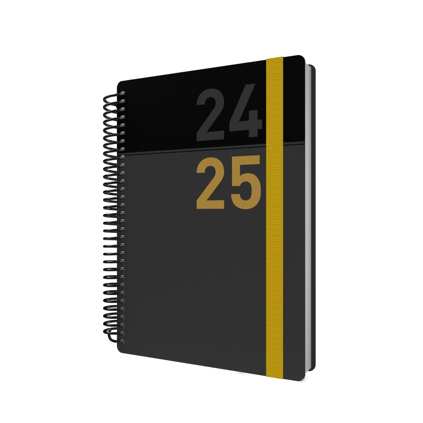 Collins Delta Mid Year Diary Planner A5 Day To Page Academic Year 2024-25 - Yellow - Daily Mid Year Journal for Students, Teachers and Academics - FP51M.45-2425 - August 2024 to August 2025