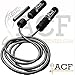 Choose from 5 Jump Rope Styles - Adjustable for Cardio Fitness & Speed Endurance Training (2LB Weighted)