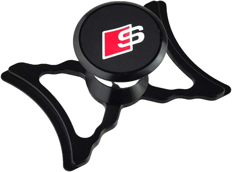 Phone Holder for Audi A3/ S3/ RS3 Car Air Vent Outlet Mount 360 Degree Rotary Magnetic Phone Holder for Audi A3/ S3/ RS3 (2014-2018) (Black)