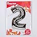 Helium Foil Digital balloons ,birthday holidays weddin party supply Silver 40