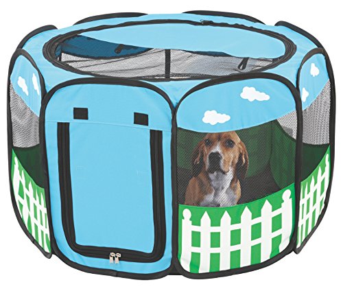 image for Pet Portable Foldable Play Pen Exercise Kennel Dogs Cats Indoor/outdoo