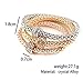 Stretch Popcorn Corn Chain Diamond-Studded Pendant Bracelet Female Jewelry,Round