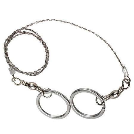 Field Survival Stainless Wire Saw Hand Chain Saw Cutter Outdoor Emergency Fretsaw Camping Hunting Wire Saw Survival Tool