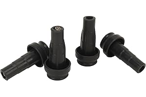 4PCS Silicone Ignition Wire Sheath Kit Coil Wire Plug Boot Replacement for C4 Sedan 2012-2016