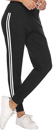 black work pants stretch