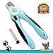 Dog Nail Clippers and Trimmer with Safety Guard to Avoid Over-Cutting Nails & Free Nail File - Razor Sharp Blades - Sturdy Non Slip Handles - for Safe, Professional at Home Grooming