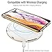 TOZO for iPhone X Wireless Charger [Upgraded], [Ultra Thin] Aviation Aluminum [Sleep-Friendly] Fast Charging Pad for iPhone X / 10/8 / 8 Plus, Samsung Galaxy S8, S8+, Note 8 [Gold] - NO AC Adapter