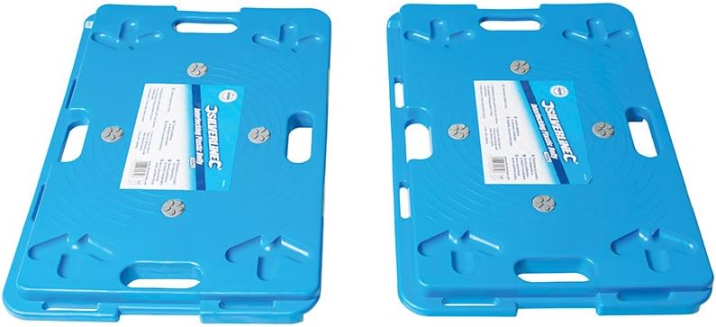 Silverline 407053 Interlocking Plastic Dolly 100 kg, Blue - Image 4