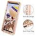 Coolden Galaxy Note 9 Case, Luxury Floating Glitter Case Sparkle Bling Quicksand Cover Clear Heavy Duty Bumper Dual Layer Anti-Drop PC Frame TPU Back for Samsung Galaxy Note 9, Rose Gold