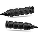 LKV 1 Inch Motorcycle Grips for Cable Throttle Handlebars &ndash; Fits Select Harley Sportster 883/1200 (Cable Throttle Only), Dyna &amp; Touring Models | Not for Electronic Throttle
