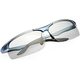 MIRYEA Polarized Photochromic Driving z87 Sunglasses for Men Day Night Safety Glasses