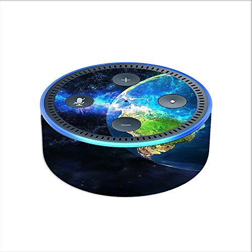 Skin-Decal-Vinyl-Wrap-for-Amazon-Echo-Dot-2-2nd-generation-3d-earth