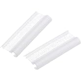 MECCANIXITY 1000 Pcs J Hook Fasteners, 1-1/2 Inch Clear Tagging Gun Refill Fasteners Standard Tagging Barb Fasteners Plastic for Clothing Hanging Fine Stitch Price Refills Tag Label