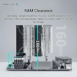 DeepCool AK620 CPU Air Cooler High-Performance 260w