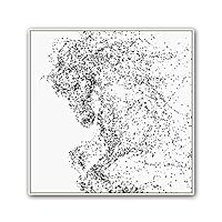 Framed Canvas Wall Art Abstract Horse Canvas Prints Home Artwork Decoration for Living Room,Bedroom - 16x16 inches