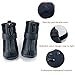 URBEST Dog Winter Shoes, Dog Boots Sports Non-Slip Pet Dog PU Leather Reflective and Rugged Anti-Slip Sole Water Resistant Puppy Boots Rain Shoes, 2 Pairs(XS: 1.41