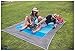 Beach Blanket Sand Proof, Sand Free and Waterproof Combined - Extra Large Outdoor Beach Mat/Sand Mat, Quick Drying and Washable, Lightweight & Durable, Big Blanket and Compact(6.6' X 7.2', Blue)