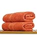 Luxury Hotel & Spa Collection Highly Absorbent, Quick Dry 100% Turkish Cotton 700 GSM, Eco Friendly Towel, for Bathroom Dobby Border Soft Bath Towel Set 27 X 54 (Coral, Bath Towels - Set of 2)