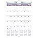 AT-A-GLANCE Academic Wall Calendar, July 2017 - June 2018, 8