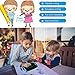 VIKASI LCD Writing Tablet, Robot Pad 8.5 Inch Digital Drawing Board with Screen Lock Function - Electronic Writing Doodle Pad Drawing Board Gifts for Kids (Blue)