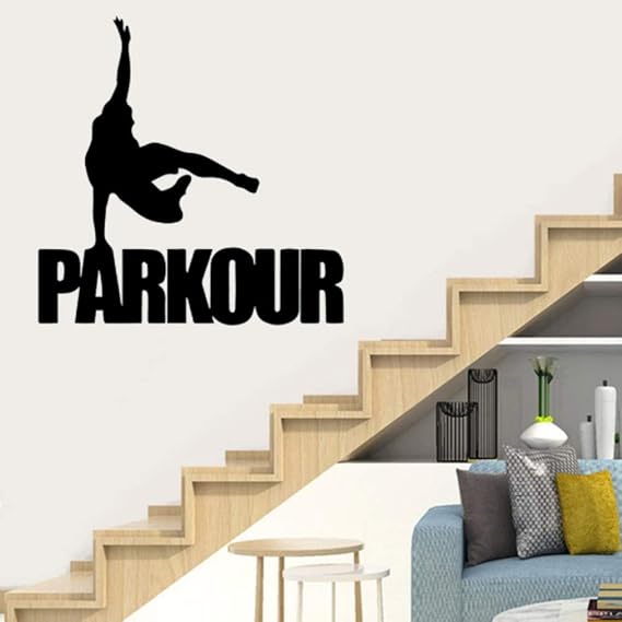Amazon Iusasdz 漫画パルクール壁壁壁取り外し可能な壁デカール保育園ルーム装飾デカール ステッカー43センチ 43センチ ウォールステッカー オンライン通販