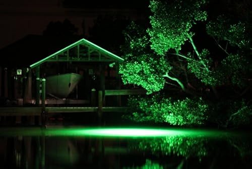 DEEP GLOW Green Underwater Dock Light Brightest HID Submersible - Main Image