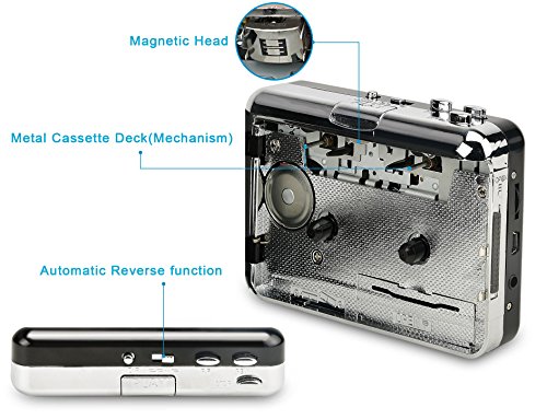 3 DIGITNOW+Cassette+Player+Cassette+Converter+Compatible