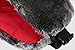 KOBWA Unisex Winter Trapper Hat Ushanka Trooper Bomber Cap with Ear Flap Chin Strap Mask for Skiing/ Hunting/ Outdoor Work- Black