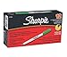 Sharpie Permanent Marker Pen Ultra Fine Tip Green 1 Box