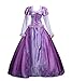 Cosrea Cosplay Tangled Princess Rapunzel Embroidered Disney Park Cosplay Costume Custom Sizing