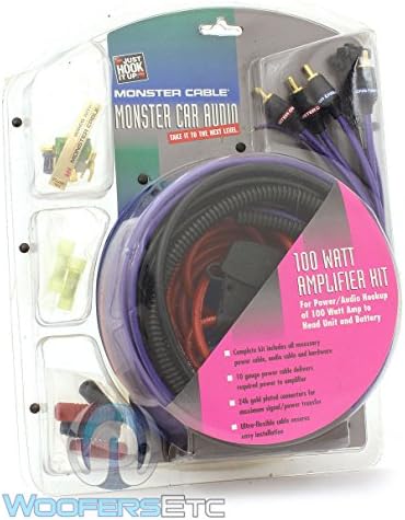 Monster Car Audio AMPK1 True 10 Gauge Amplifier Wiring Kit