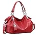 Heshe Womens Leather Handbags Shoulder Bags Tote Bag Cross Body Purses and Satchel for Ladies