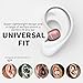 NENRENT S570 Bluetooth Earbuds,Smallest Mini V4.1 Wireless Bluetooth Earpiece Headset Headphone Earphone with Mic Hands-Free Calls for iPhone iPad Samsung Galaxy LG and Smartphones Rose Gold (1 Piece)thumb 4