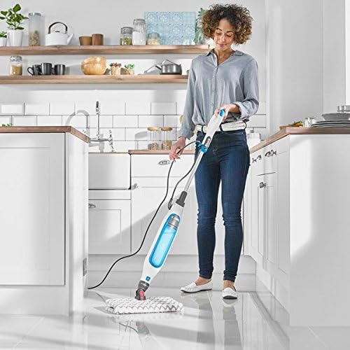 Shark Klik n' Flip Steam Mop for Hard Floors with Steam Blaster 2 Machine Washable Cleaning Pads & Fill Flask, 350ml Capacity - Image 3