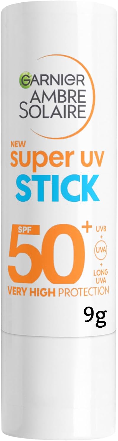 Garnier Ambre Solaire Super UV Stick SPF50+ 9ml Invisible Finish Hydration