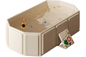 Collapsible Bathtub Foldable Travel Bath Tub with Non-Slip Base Portable Bathtub with Drain Easy to Clean Storage Stable Dura