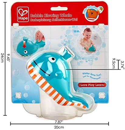 bath time bubble whale