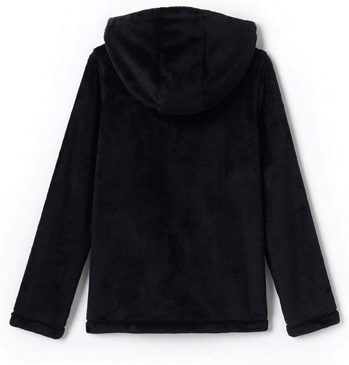 lands end fleece pea coat