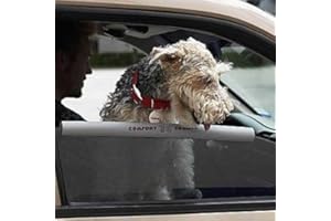 CAR DOG PRODUCTS BY DOG BED KING Comfort Cruiser Dog Window Bumper Cushion, 18 Inches Long, Made in USA, No Tools Required