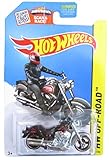Hot Wheels, 2015 HW Off-Road, Harley-Davidson Fat Boy Motorcycle [Black] Die-Cast Vehicle #82/250