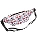 Kayhoma Flamingo Cute Zoo Kids Fanny Pack, White