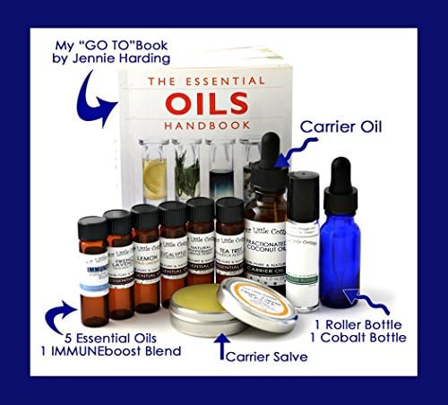 Essential Oil Kit, Essential Oil Set, Essential Oil book, Essential Oil Starter Kit, IMMUNE Boost, Coconut Oil,