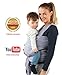 Baby Carrier Wrap For Newborns and Baby Sling Lutob-Care - Gain New Breathability With Innovative Mesh Panel - Natural Cotton Baby Carrier Wrap - Elastic Material