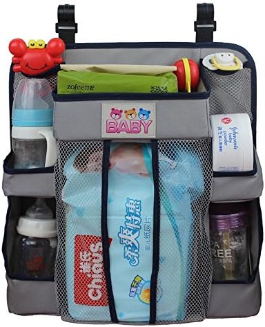 Aishine Multi-pockets Organizer Baby Diaper Bag Nursery and Diaper Organizer for Hanging Baby Essentials