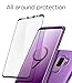 Spigen Thin Fit 360 Designed for Galaxy S9 Plus Case (2016) Tempered Glass Screen Protectors Included - Lilac Purple