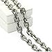 Trendsmax 2.5mm 3mm 4mm 10mm wide Silver Tone Stainless Steel Rolo Necklace Mens Boys Link Chain 18-36inches