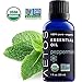USDA CERTIFIED ORGANIC PEPPERMINT ESSENTIAL OIL by AETOS, Organic GMO free, 100 percent pure, all natural, therapeutic grade, 1 fl. Oz. Non-GMO Project Verified